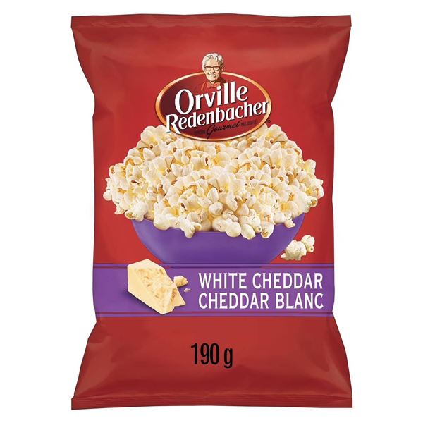 Orville Redenbacher White Cheddar Popcorn 12 x 190g