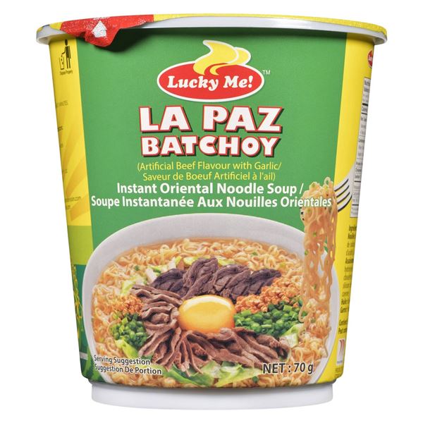 Lucky Me La Paz Batchoy Instant Noodle Soup, 24 x 70g