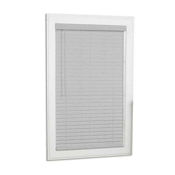 Allen + roth 2-Inch Faux Wood Blind Gray