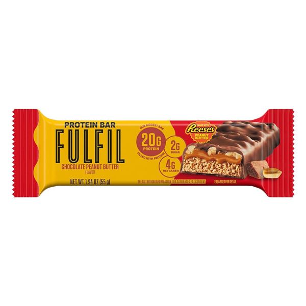 FULFIL Chocolate Peanut Butter Bars 12 x 55g