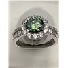 Image 3 : $1450 - 2.00 CT GRA CERTIFIED ROUND BRILLIANT CUT MOISSANITE RING