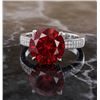 Image 1 : $3175.00 - 5.00 CT GRA CERTIFIED ROUND BRILLIANT CUT MOISSANITE RING