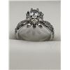 Image 3 : Ladies 1.0 Carat Brilliant Cut Solitaire Cluster Top Ring Size 7