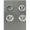 Image 3 : LOT of 4 - .999 Silver 1 Gram Fine Silver rounds