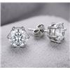 Image 1 : $1975.00 - 4.00 CT TW GRA CERTIFIED ROUND BRILLIANT CUT STUD EARRINGS