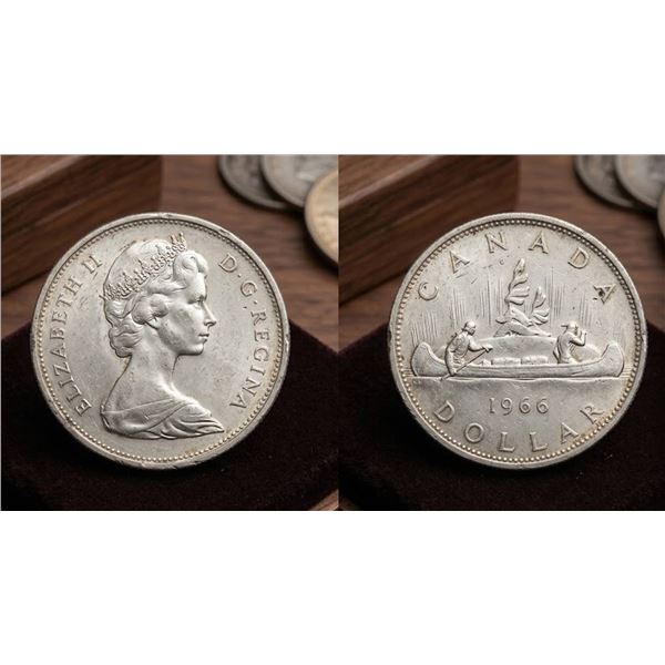 1966 Canadian 50 Cents Silver Coin