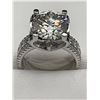 Image 7 : $3275.00 - 5.00 CT GRA CERTIFIED ROUND BRILLIANT CUT MOISSANITE RING