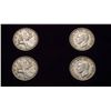 Image 1 : 1943 Canada Silver 25 Cent Coins, Lot of 4