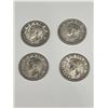 Image 2 : 1943 Canada Silver 25 Cent Coins, Lot of 4