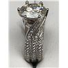 Image 2 : $3250.00 - 5.00 CT GRA CERTIFIED ROUND BRILLIANT CUT MOISSANITE RING