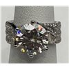 Image 9 : $3250.00 - 5.00 CT GRA CERTIFIED ROUND BRILLIANT CUT MOISSANITE RING