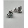 Image 3 : $1975.00 - 4.00 CT TW GRA CERTIFIED ROUND CUT MOISSANITE EARRINGS