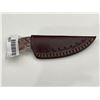 Image 5 : Damascus Steel Gut Hook Knife with Sheath