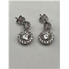 Image 6 : $1500.00 - 2.00 CT GRA CERTIFIED ROUND BRILLIANT CUT MOISSANITE EARRINGS