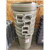 Image 2 : Lot of 8 Rubbermaid 32 Gallon Animal Stopper Trash Can !NO LIDS!
