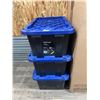 Image 2 : Lot of 3 RAMTuff Strong Box Totes, 17 Gallon