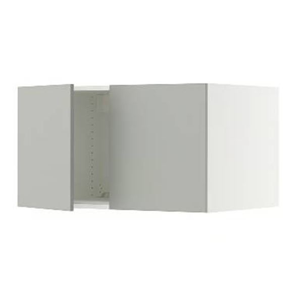 White Over the fridge kitchen Cupboard 36x18x24" - May not be exact as stock photo