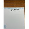 Image 4 : White Over the fridge kitchen Cupboard 36x18x24" - May not be exact as stock photo