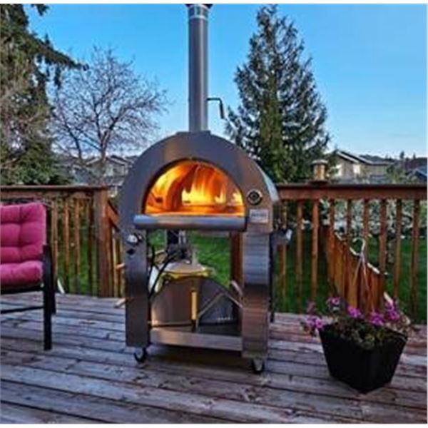 MB Chef Wood Fired Pizza Oven, Red