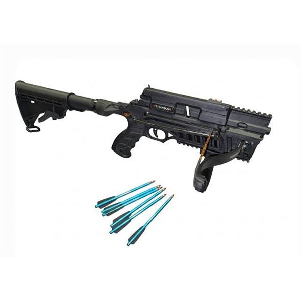 Steambow AR-6 Stinger II Tactical Crossbow with bolts