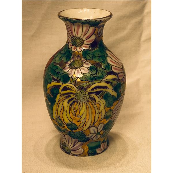 Small Oriental Vase with Markings
