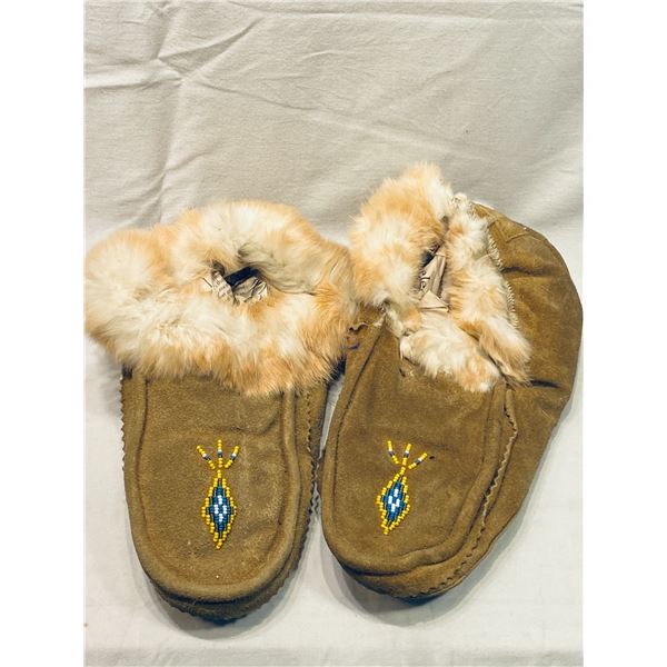 Moccasin with real Fur