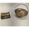 Image 1 : Ivory? Incense Box with Brass
