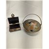 Image 2 : Ivory? Incense Box with Brass
