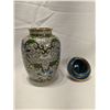 Image 3 : Vintage Cloisonne Brass Pot