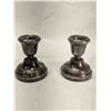 Image 1 : Antique Sterling Silver Candle Holders
