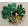 Image 4 : Vintage Immitation Emerald Broach
