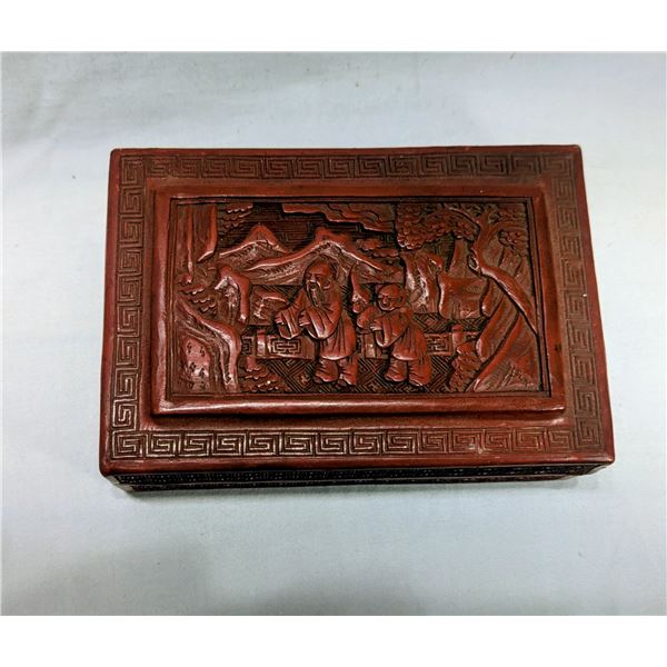 Red Wooden Box- Aisan