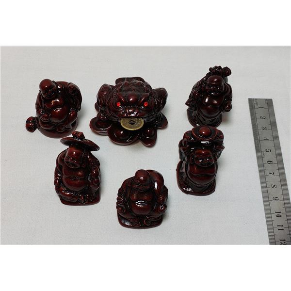 Asian Buddhas and Money Toad