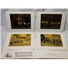 Image 1 : Collectors Portfolio Gold Etch Prints
