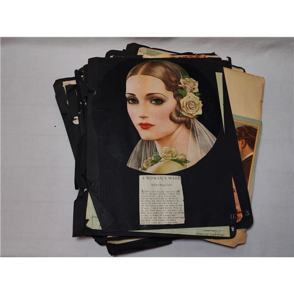 Vintage Newspaper Clippings in Collage
