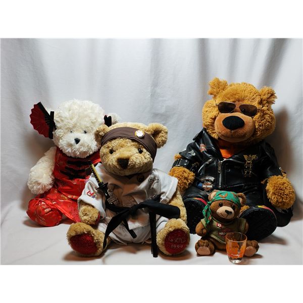 Harley Davidson Stuffed Bear Collection