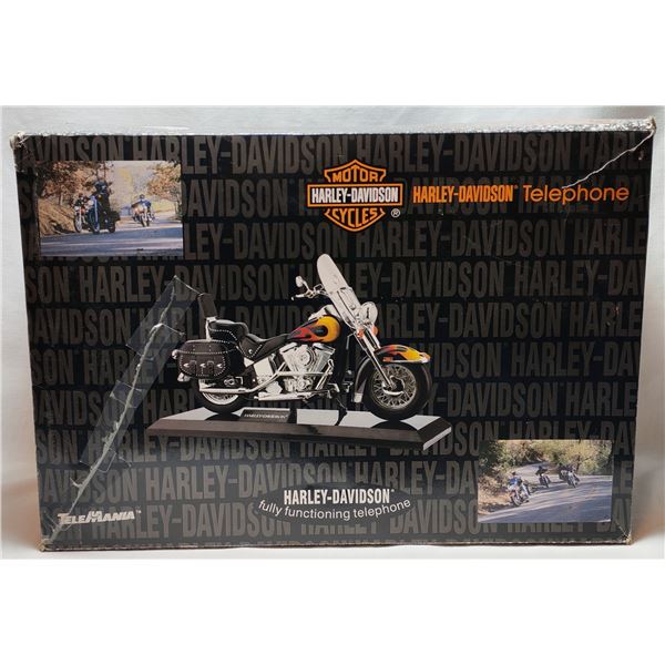 Harley Davidson TeleMania Fully Functioning Telephone New in Box