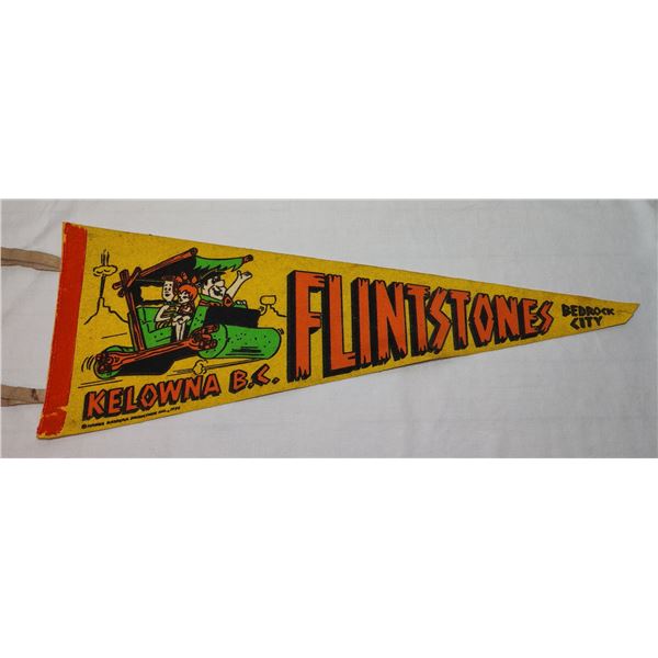 B.C. Themeparks 1980’s Genuine Flintstones Flag