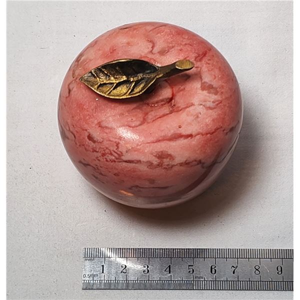 Stone Apple with Bronze Handle