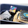 Image 1 : Collection of Vintage 45’s Records and other Electronics