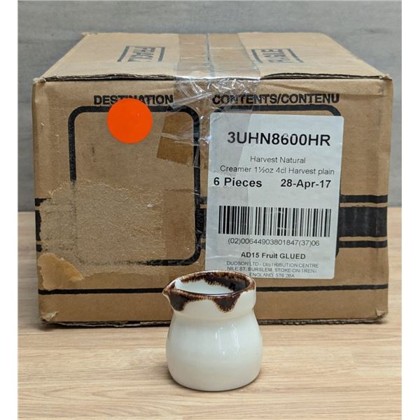 1-1/2oz Harvest Natural Creamers / Sauce Dish, Dudson 3UHN8600HR - Lot of 6 (1 Case)