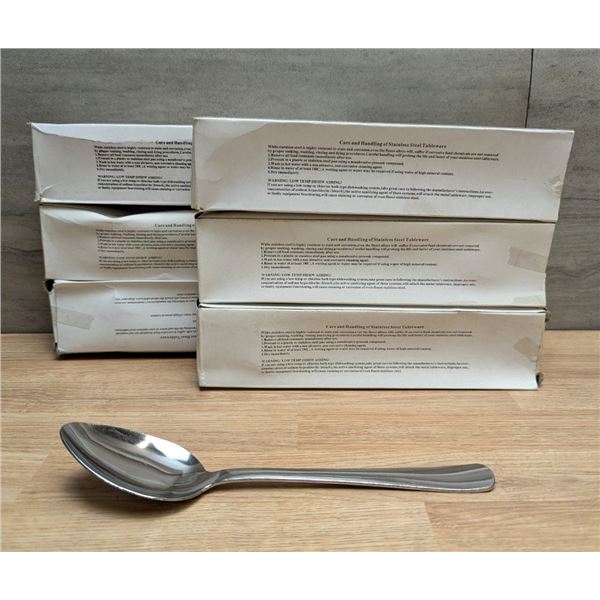 Update Windsor 7-5/8" Serving Spoons - Lot of 72 (6 Boxes)