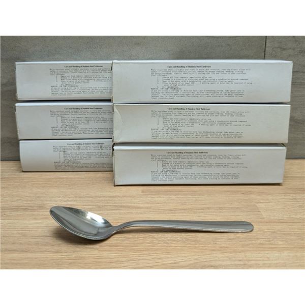 Update Windsor 6" Tea Spoons - Lot of 72 (6 Boxes)