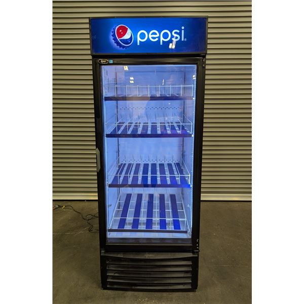 QBD CD26HB 31" Single Door Glass Cooler