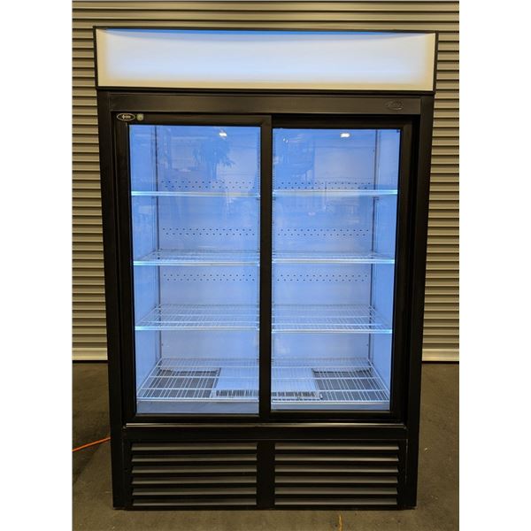 QBD CD45-HC 52" Double Sliding Door Glass Cooler