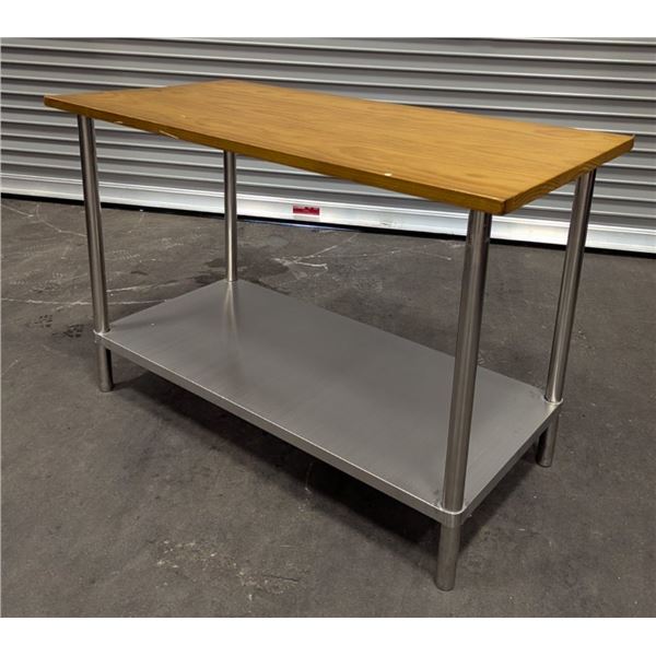 47-1/4" x 24" Maple Top Work Table