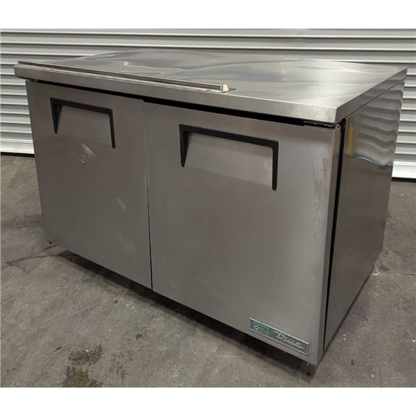 True TUC-48-HC 48" Double Door Undercounter Cooler w/Order Rail