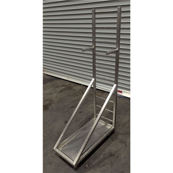 Fry Basket Rack On Wheels