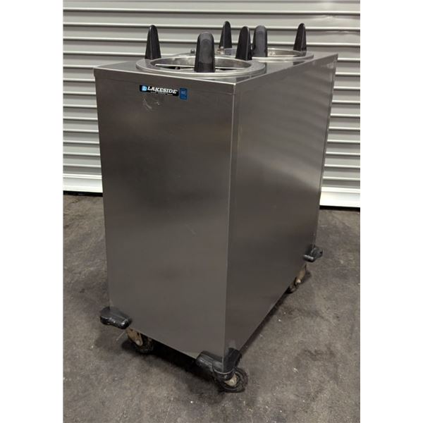 Lakeside Stainless Steel Mobile Heated Dish Dispenser