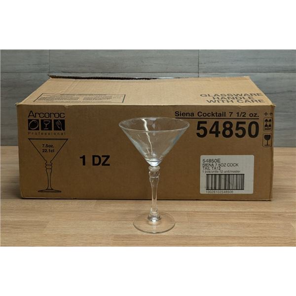 Arcoroc Siena 7-1/2oz Cocktail Glasses - Lot of 12 (1 Case) | FtC